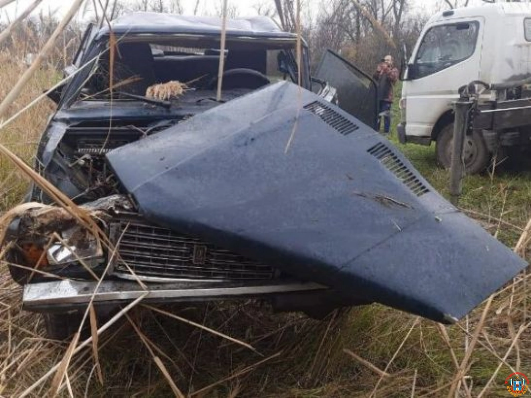 На Дону водитель и пассажиры «семерки» пострадали, вылетев в кювет