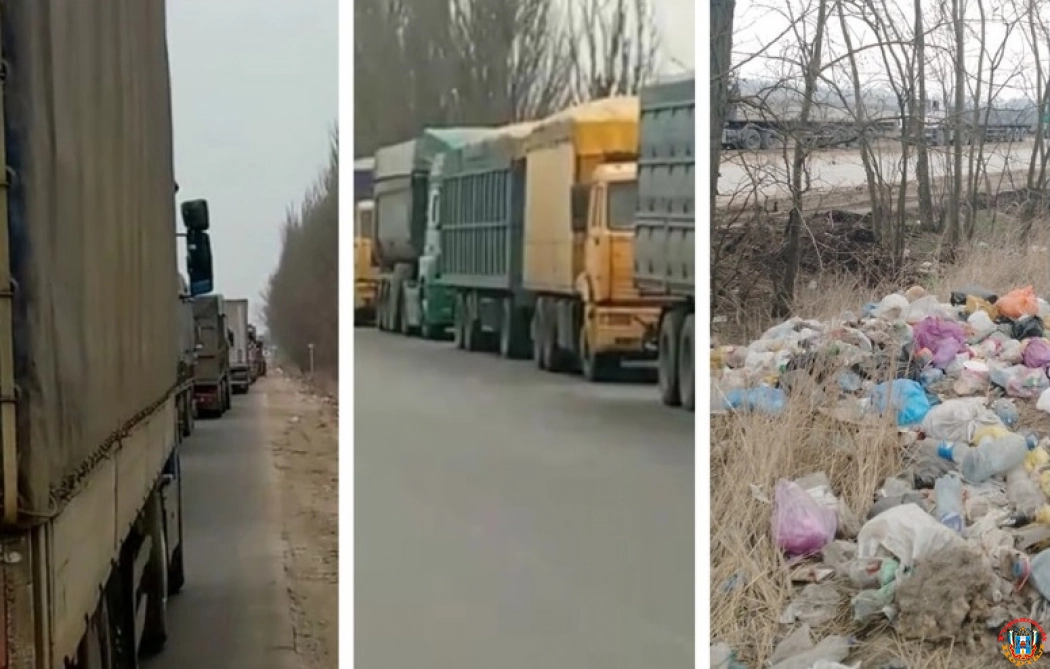Дальнобойщик из Ростова показал огромную пробку на КПП из ДНР