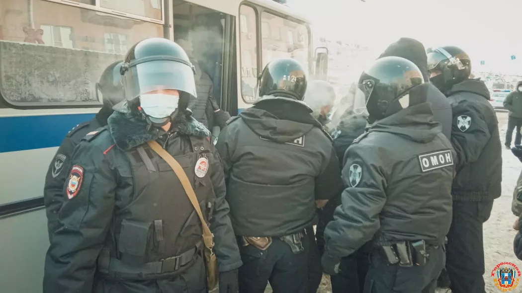 В Ростове заметили огромное скопление полиции