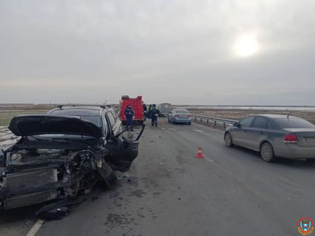 Трое взрослых и ребенок пострадали в ДТП на трассе в Ростовской области