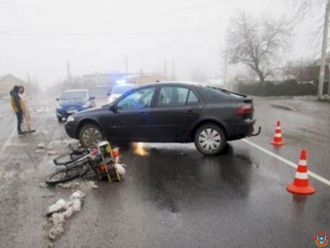 В Ростовской области велосипедист попал в больницу после ДТП с «Ладой»