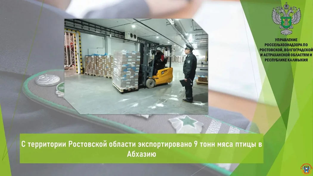 Ростовская область экспортировала в Абхазию 9 тонн мяса птицы &mdash; партия прошла полный контроль