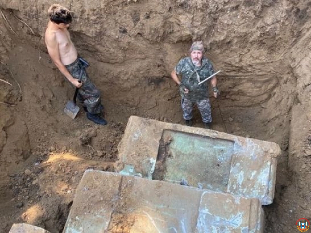 Фрагмент памятника нашли при раскопках в ростовском парке Авиаторов