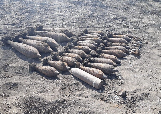 В Ростовской области обезвредили 50 мин и снарядов времен войны
