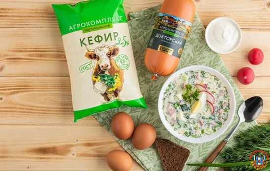 Колбаса «Докторская» ТМ «Агрокомплекс Выселковский» получила знак качества