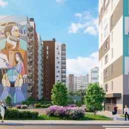 В Ростове начались продажи квартир в доме, фасад которого украсит мурал от известного художника
