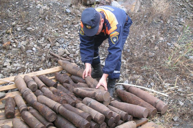 На Дону за сутки нашли 83 снаряда времен Великой Отечественной войны