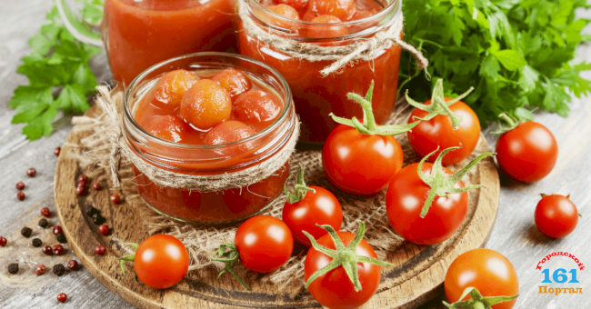 Рецепт приготовления помидоров в собственном соку