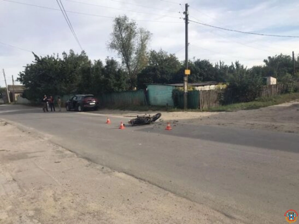 В Ростовской области в ДТП пострадал 15-летний водитель мотоцикла