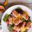 Цитрусовый салат с лососем