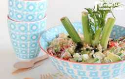 Рисовый салат с фенхелем и грейпфрутом