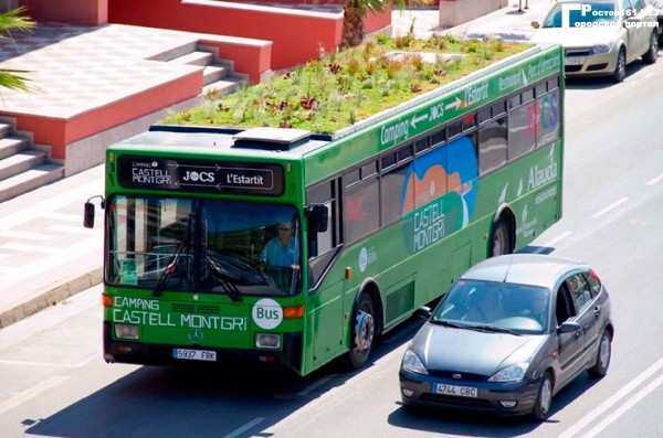 По Мадриду будут ездить автобусы с садами на крыше
