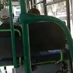 Забившийся в истерике от роста цен автобус попал на видео в Ростове