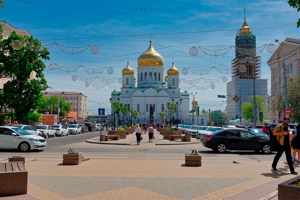 В Ростове к 2024 году возле Соборной площади появится новая пешеходная зона