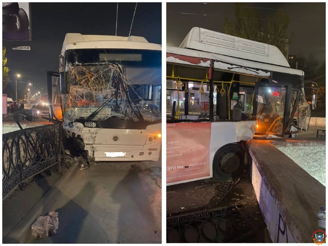 Шесть человек пострадали в ДТП с автобусом в Ростове-на-Дону