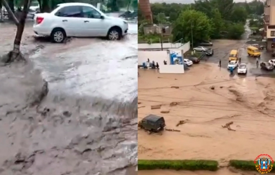 Во Владикавказе борются с последствиями стихии