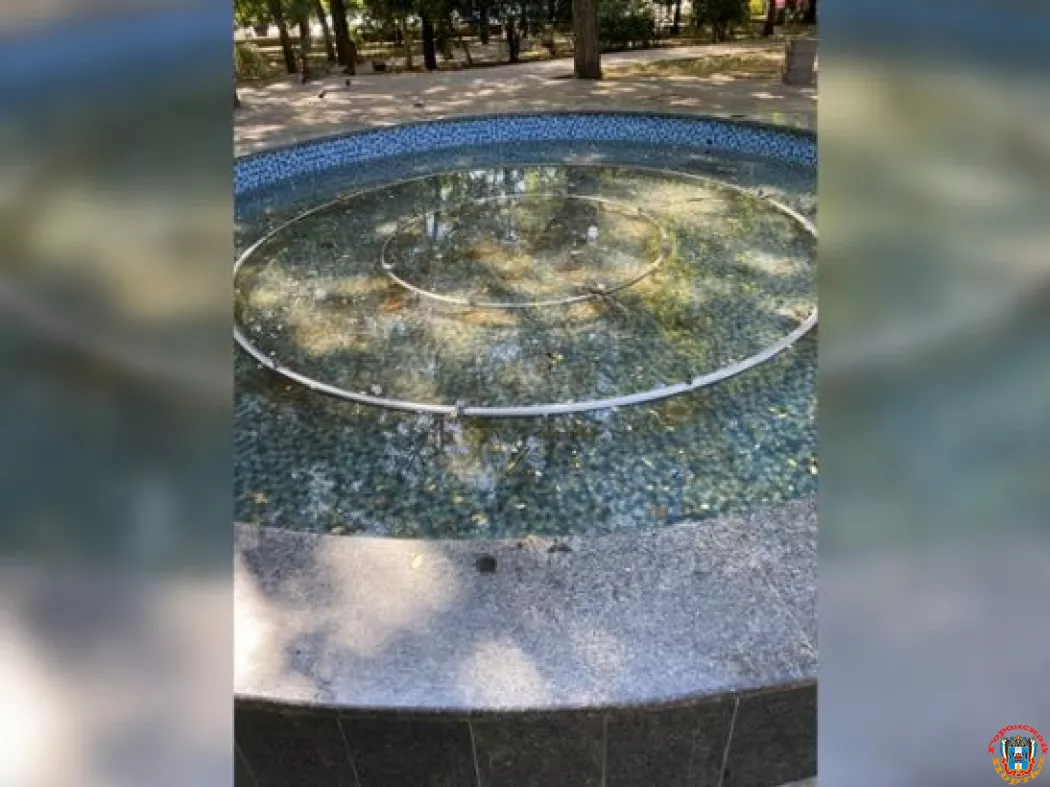 Ростовчане пожаловались на вонючий фонтан в Комсомольском сквере