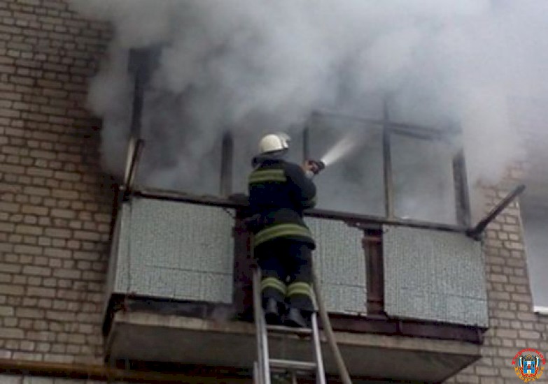 На Богатяновском в Ростове сгорела квартира