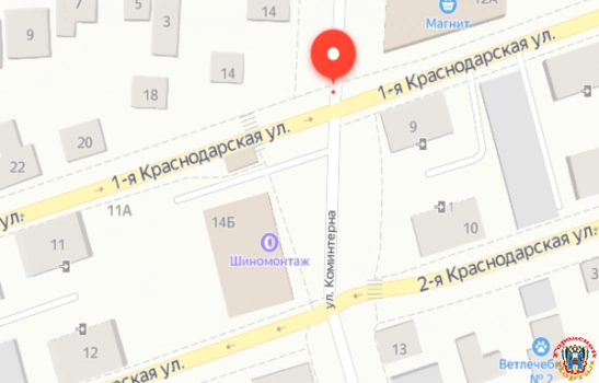 Жители Ростова просят установить светофор на пересечении 1-й Краснодарской и Коминтерна