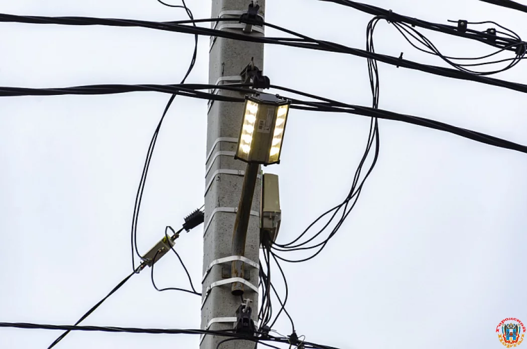 «Ростгорсвет» за два года построил 2 километра сетей наружного освещения в городе