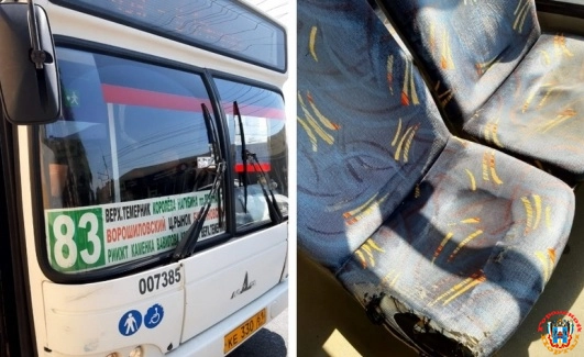 Жительница Ростова пожаловалась на ужасное состояние автобуса