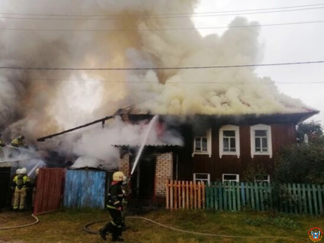 В Ростовской области 70-летний мужчина погиб при пожаре в своем доме