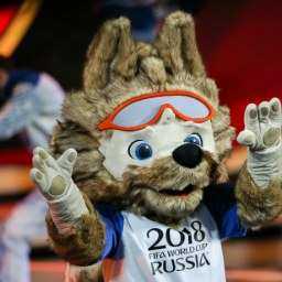 Миленький волк-талисман Забивака будет радовать ростовчан на чемпионате мира