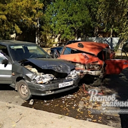 В ужасе лицезрели масштабное ДТП застрявшие в глухой пробке ростовчане