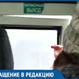 Держать сломанную дверь, чтобы не выпасть из маршрутки, пришлось пассажирам в Ростовской области