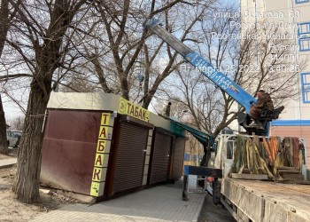 В Ростове-на-Дону демонтировали еще 174 незаконных ларька