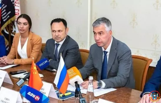 Глава администрации Ростова-на-Дону Алексей Логвиненко встретился с делегацией из Китая