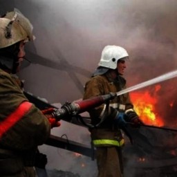 В Новошахтинске произошел крупный пожар в постройке