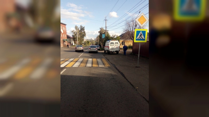 В Томске пострадала девятилетняя девочка в результате ДТП