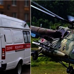 Военный вертолет и машину «скорой» засекли на границе Ростовской области и Украины