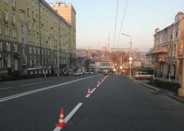 Власти Ростова признали, что опаздывают с обновлением дорожной разметки