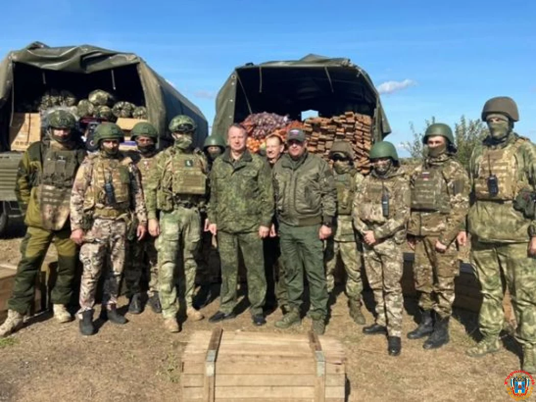 Бойцам из Ростовской области передали военную технику и оборудование в зону СВО
