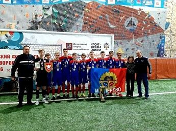 Детская футбольная команда из Миллерово стала второй в России