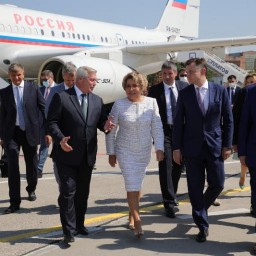 В Ростовскую область с рабочим визитом 10 сентября прилетела Валентина Матвиенко
