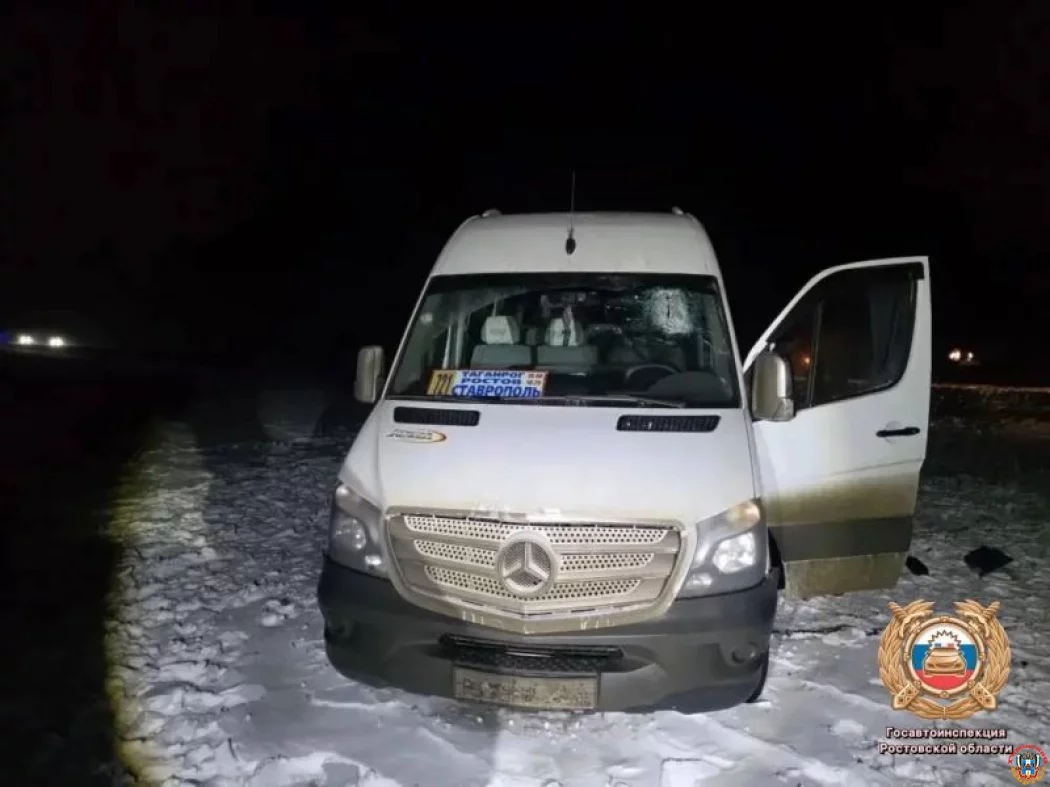 Водитель рейсового автобуса Ростов &mdash; Ставрополь погиб в ДТП из-за отлетевшего камня на трассе в Егорлыкском районе