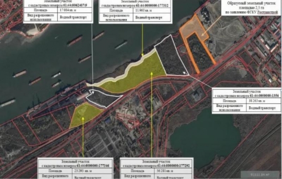 Проект переноса порта в Ростове признали масштабным и выделили ему землю без торгов