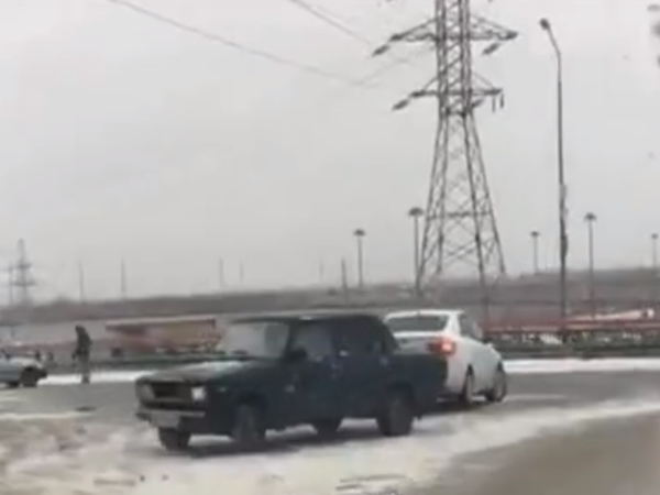 Массовая авария произошла в Ростове на «Мегамаге»