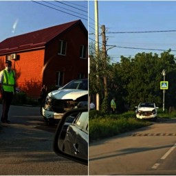 В Таганроге произошла авария с участием машины ДПС