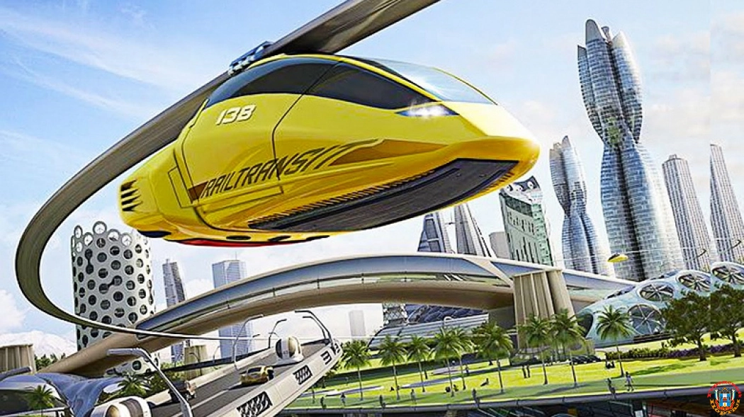 Беспилотные автобусы и летающие такси в 2025 году и Hyperloop к 2040 году.