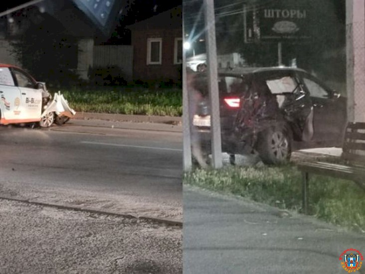 В Таганроге машина каршеринга попала в ДТП