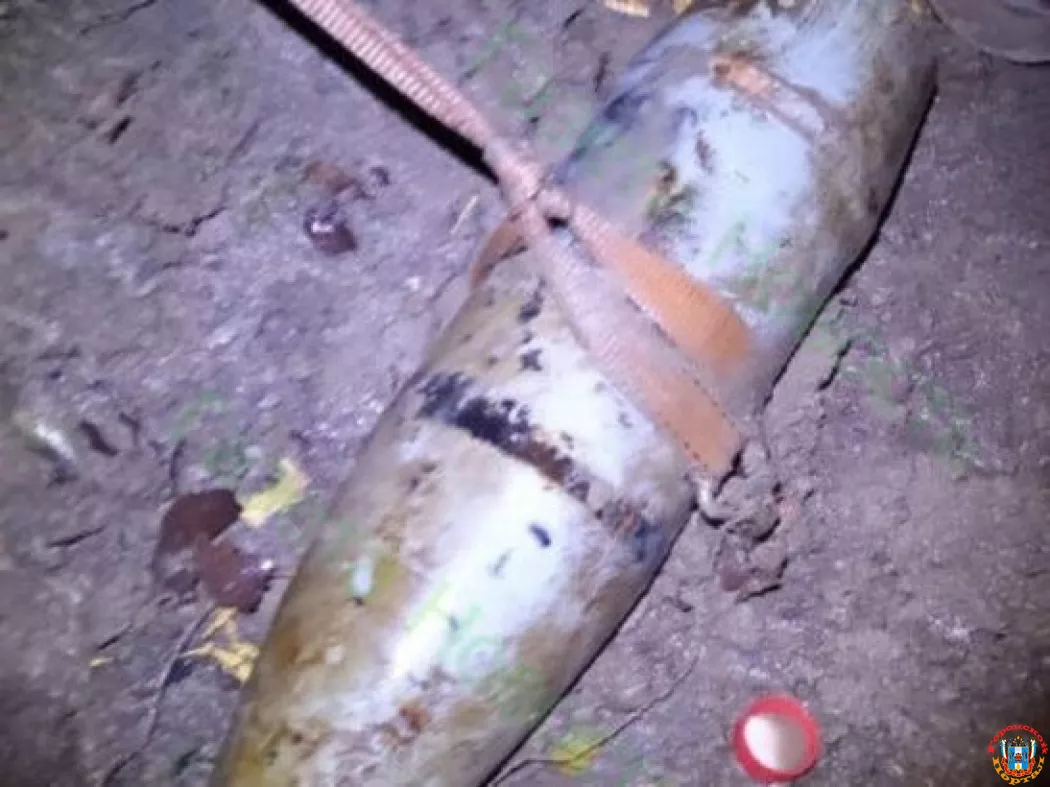 В Ростовской области на берегу Северского Донца нашли боевой снаряд