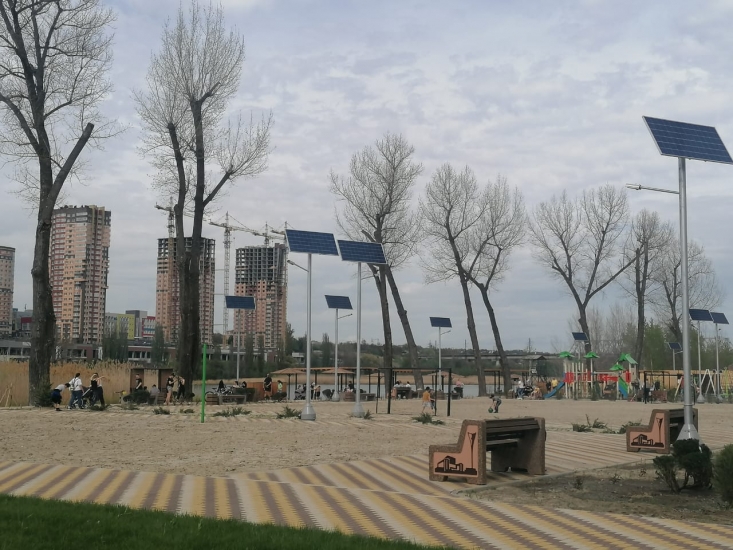 На Зеленом острове в Ростове после благоустройства открыли пляж и парк
