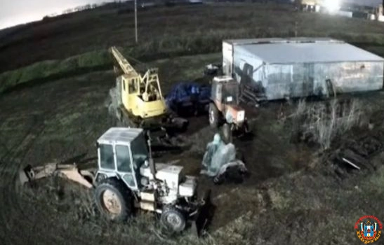 Видео с предполагаемого места, где сработала ПВО рядом с Ростовом