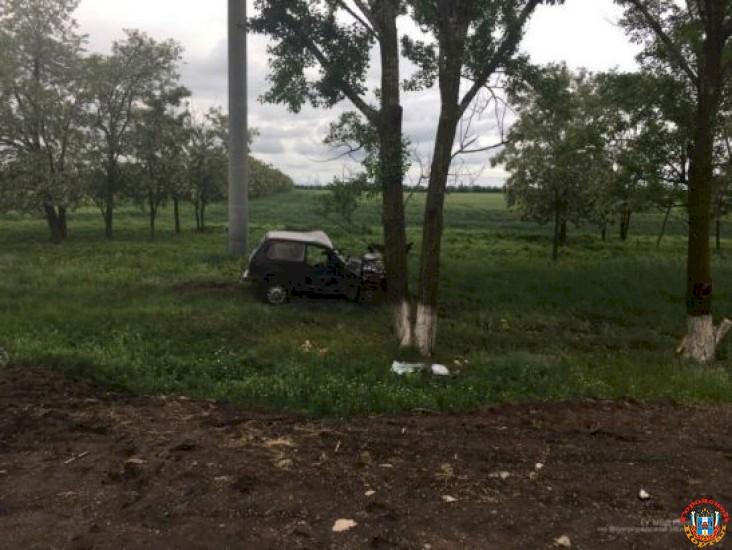 На трассе Волгоград - Каменск водитель на «Ниве» врезался в дерево