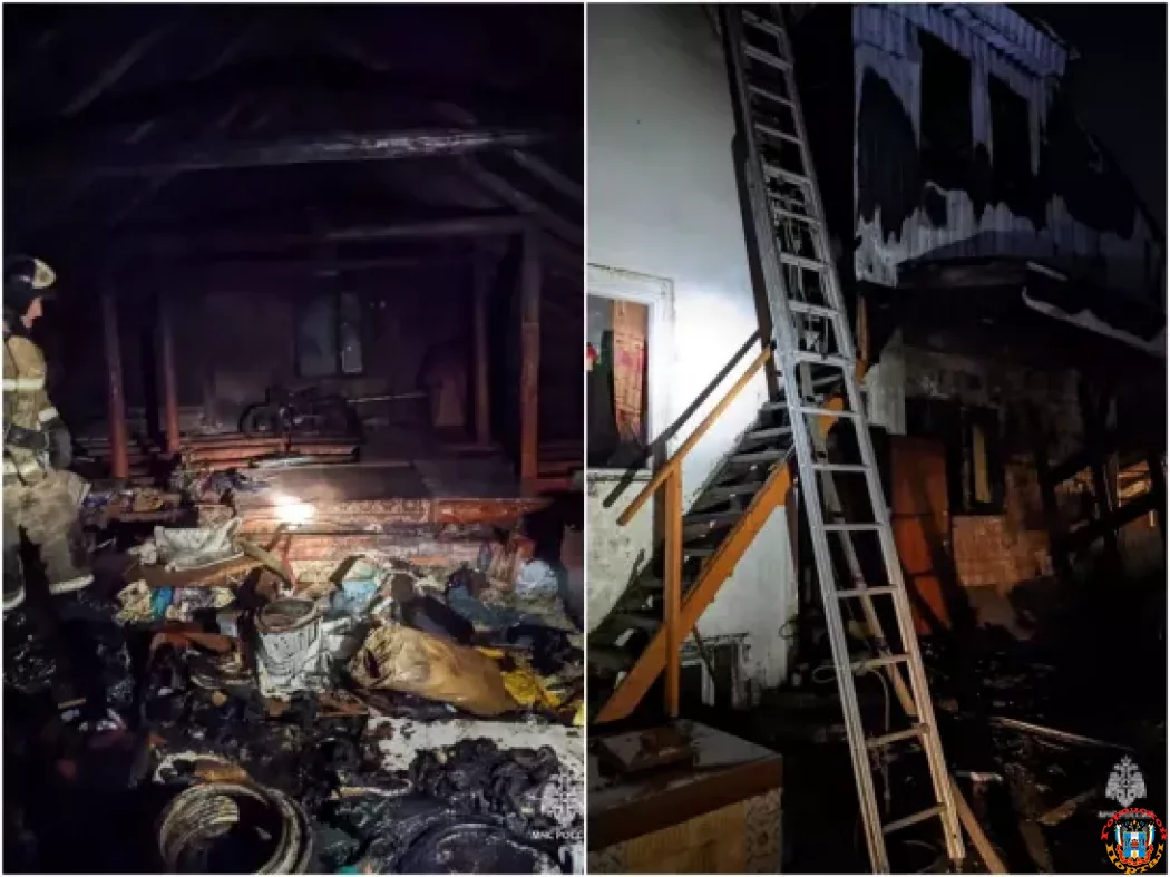 При пожаре в доме едва не погибли женщина с инвалидом