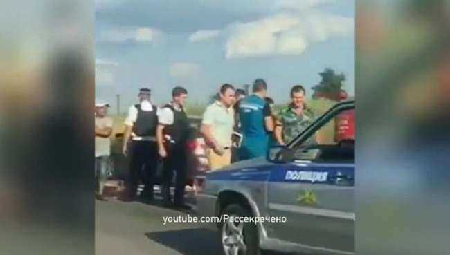 На трассе Ростов-Таганрог расстреляна машина с пассажирами